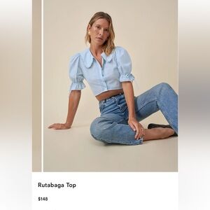 Light Blue Women's Top